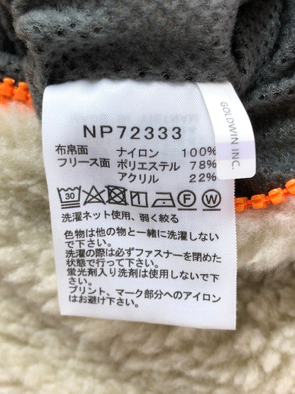【中古美品】【メンズ】 THE NORTH FACE ザ・ノースフェイス REVERSIBLE EXTREME PILE JACKET NP72333 リバーシブル エクストリーム パイル ジャケット アウター 144-261020-ty-01-tagh サイズ：L カラー：オートミール/マンダリン 万代Net店