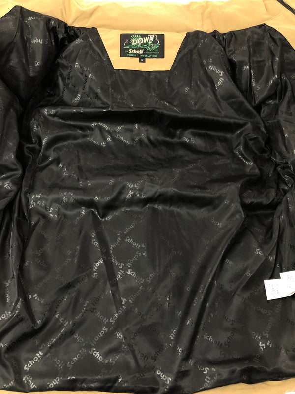 【中古品】【メンズ】 SCHOTT ショット 2TONE DOWN PARKA 3122069 2トーン ダウン パーカー ダウンジャケット アウター 145-261020-ty-08-tagh サイズ：M カラー：TAN 万代Net店