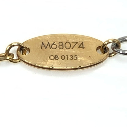 【中古品】【レディース】 LOUIS VUITTON ルイ・ヴィトン LOGOMANIA NECKLACE M68074 ロゴマニア ネックレス アクセサリー 179-261028-rt-01-tagh カラー：ゴールド/シルバー 万代Net店