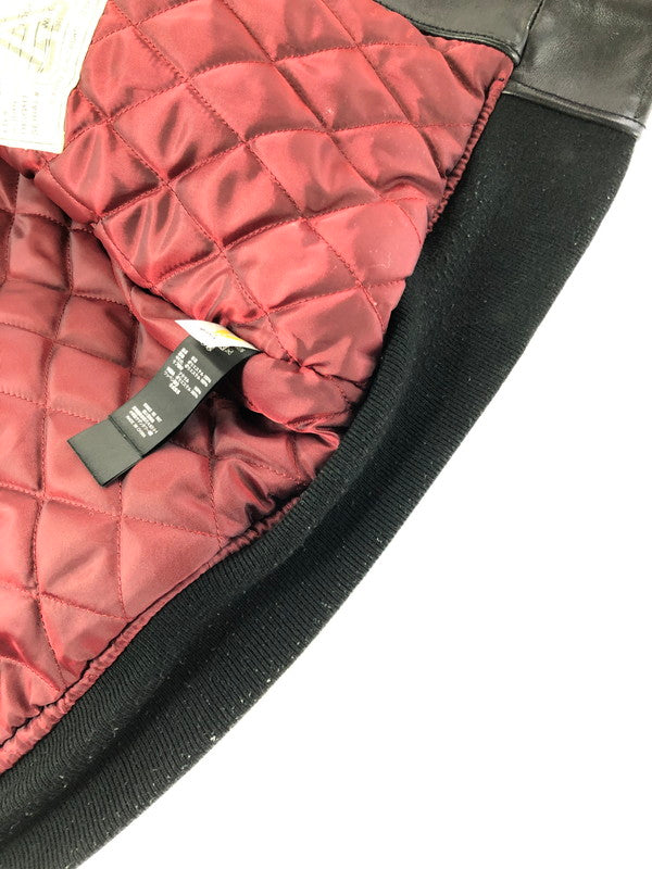 【中古品】【メンズ】 AVIREX アヴィレックス SIGNATURE VARSITY JACKET 6151076 シグネチャー バーシティー ジャケット アウター 145-261020-ty-03-tagh サイズ：M カラー：ブラック 万代Net店