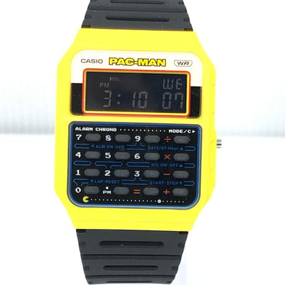 【中古品】【メンズ】 CASIO カシオ DIGITAL QUARTZ WATCH CA-53WPC-1BJR デジタル クォーツ 腕時計 197-261030-rt-24-tagh カラー：イエロー/ブラック 万代Net店