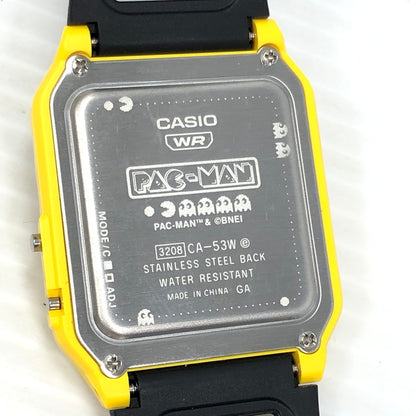 【中古品】【メンズ】 CASIO カシオ DIGITAL QUARTZ WATCH CA-53WPC-1BJR デジタル クォーツ 腕時計 197-261030-rt-24-tagh カラー：イエロー/ブラック 万代Net店