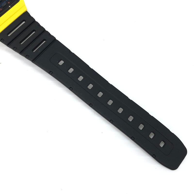 【中古品】【メンズ】 CASIO カシオ DIGITAL QUARTZ WATCH CA-53WPC-1BJR デジタル クォーツ 腕時計 197-261030-rt-24-tagh カラー：イエロー/ブラック 万代Net店