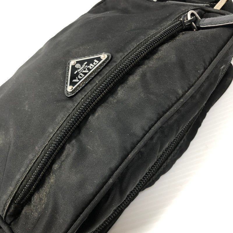 【現状渡し品】【レディース】 PRADA プラダ RE-NYLON SHOULDER BAG BLACK 1BC167 リナイロン ショルダー バック 180-261028-rt-07-tagh カラー：ブラック 万代Net店