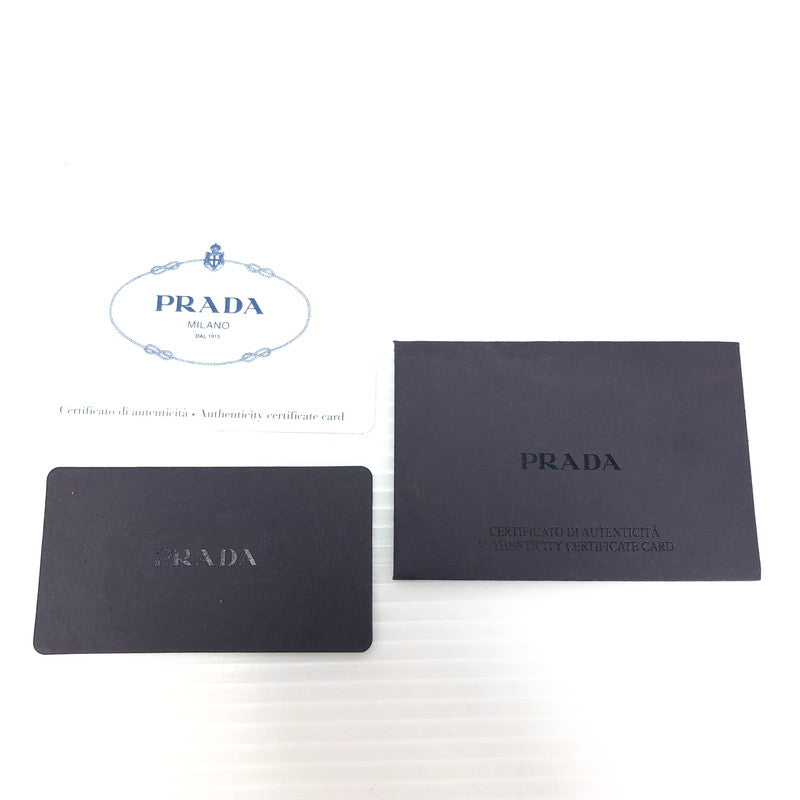 【現状渡し品】【レディース】 PRADA プラダ RE-NYLON SHOULDER BAG BLACK 1BC167 リナイロン ショルダー バック 180-261028-rt-07-tagh カラー：ブラック 万代Net店
