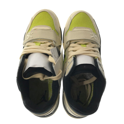 【中古美品】【メンズ】 TRAVIS SCOTT×NIKE ラヴィススコット×ナイキ JORDAN JUMPMAN JACK TR CJ1 T-REXX FZ8117-102 スニーカー 靴 160-261027-ty-03-tagh サイズ：27.5cm/US9.5 カラー：BRIGHT CACTUS 万代Net店