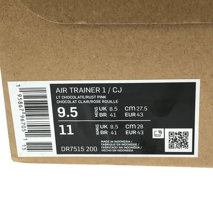 【中古美品】【メンズ】 TRAVIS SCOTT×NIKE トラヴィススコット×ナイキ AIR TRAINER 1 SP DR7515-200 エアトレーナー1 SP スニーカー 靴 160-261027-ty-01-tagh サイズ：27.5cm/US9.5 カラー：ARCHAEO BROWN/RUST PINK 万代Net店