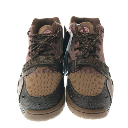 【中古美品】【メンズ】 TRAVIS SCOTT×NIKE トラヴィススコット×ナイキ AIR TRAINER 1 SP DR7515-200 エアトレーナー1 SP スニーカー 靴 160-261027-ty-01-tagh サイズ：27.5cm/US9.5 カラー：ARCHAEO BROWN/RUST PINK 万代Net店