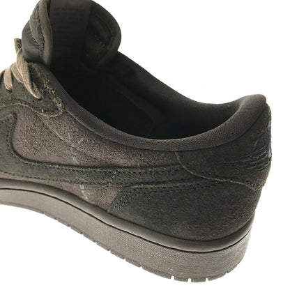 【中古品】【メンズ】 NIKE×TRAVIS SCOTT ナイキ×トラヴィススコット AIR JORDAN 1 LOW OG SP DM7866-202 エア ジョーダン 1 オリジナル SP スニーカー 靴 160-261027-ty-02-tagh サイズ：27.5cm/US9.5 カラー：VELVET BROWN/DARK MOCHA 万代Net店