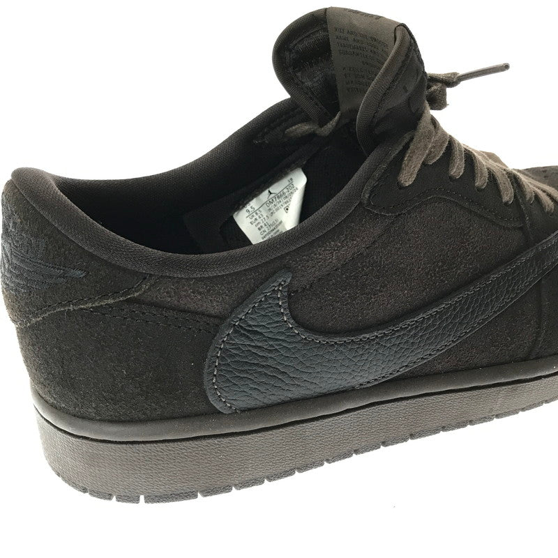 【中古品】【メンズ】 NIKE×TRAVIS SCOTT ナイキ×トラヴィススコット AIR JORDAN 1 LOW OG SP DM7866-202 エア ジョーダン 1 オリジナル SP スニーカー 靴 160-261027-ty-02-tagh サイズ：27.5cm/US9.5 カラー：VELVET BROWN/DARK MOCHA 万代Net店