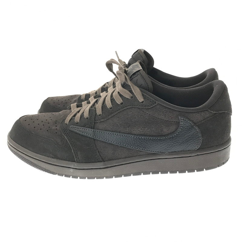 【中古品】【メンズ】 NIKE×TRAVIS SCOTT ナイキ×トラヴィススコット AIR JORDAN 1 LOW OG SP DM7866-202 エア ジョーダン 1 オリジナル SP スニーカー 靴 160-261027-ty-02-tagh サイズ：27.5cm/US9.5 カラー：VELVET BROWN/DARK MOCHA 万代Net店