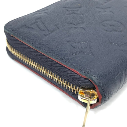 【中古品】【メンズ】 LOUIS VUITTON ルイ・ヴィトン M62121 モノグラム・アンプラント ジッピーウォレット マリーヌルージュ 179-261028-rt-03-tagh カラー：ネイビー 万代Net店