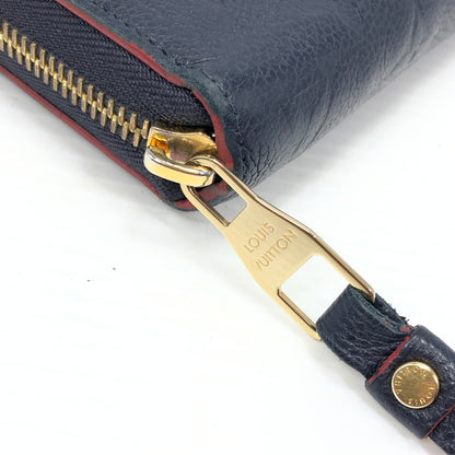【中古品】【メンズ】 LOUIS VUITTON ルイ・ヴィトン M62121 モノグラム・アンプラント ジッピーウォレット マリーヌルージュ 179-261028-rt-03-tagh カラー：ネイビー 万代Net店