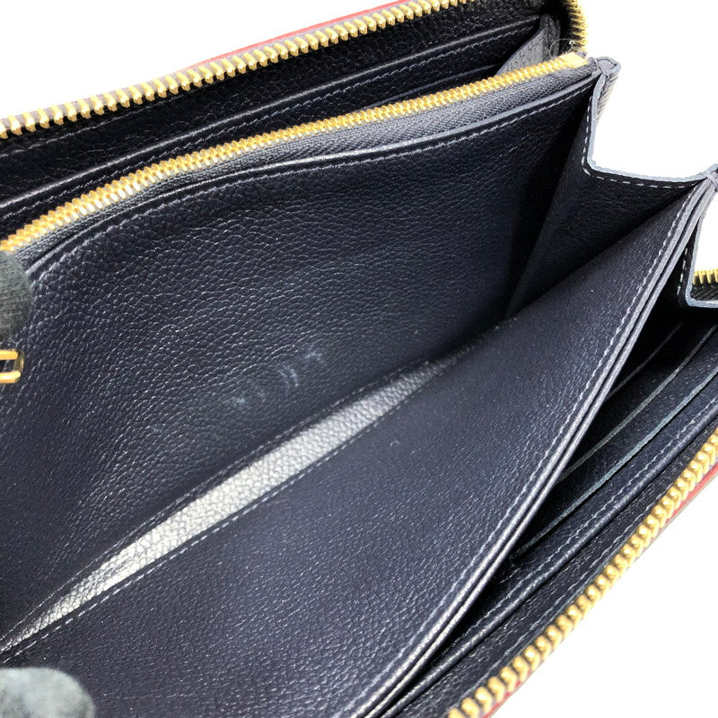 【中古品】【メンズ】 LOUIS VUITTON ルイ・ヴィトン M62121 モノグラム・アンプラント ジッピーウォレット マリーヌルージュ 179-261028-rt-03-tagh カラー：ネイビー 万代Net店