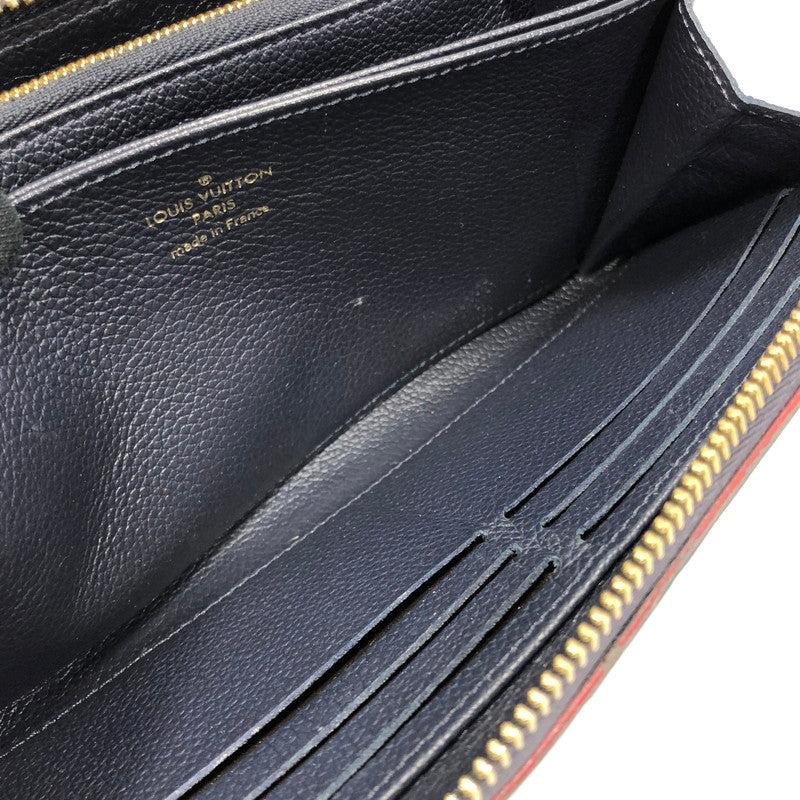 【中古品】【メンズ】 LOUIS VUITTON ルイ・ヴィトン M62121 モノグラム・アンプラント ジッピーウォレット マリーヌルージュ 179-261028-rt-03-tagh カラー：ネイビー 万代Net店