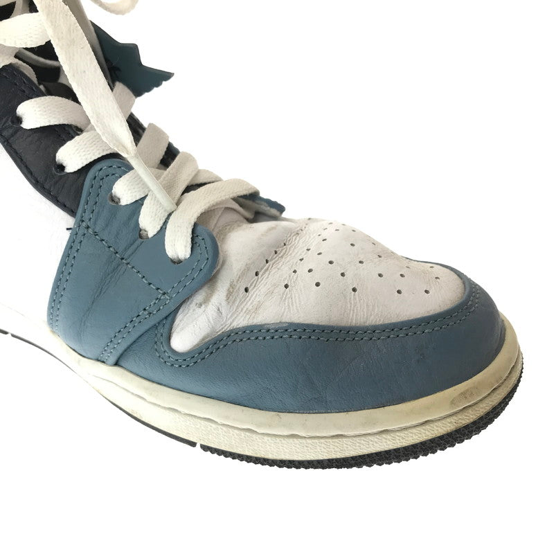 【中古品】【メンズ】 NIKE×FACETASM ナイキ×ファセッタズム AIR JORDAN 1 MID CU2802-100 エア ジョーダン 1 ミッド スニーカー 靴 160-261027-ty-04-tagh サイズ：29cm/US11 カラー：WHITE NAVY 万代Net店