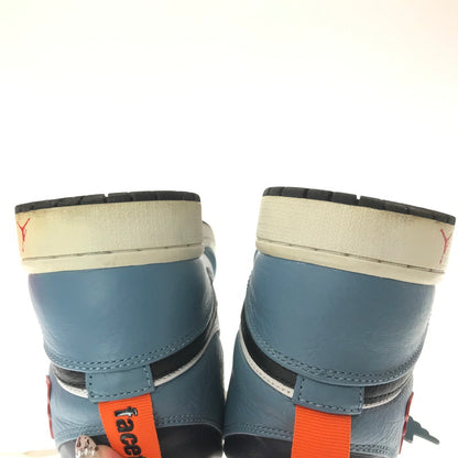 【中古品】【メンズ】 NIKE×FACETASM ナイキ×ファセッタズム AIR JORDAN 1 MID CU2802-100 エア ジョーダン 1 ミッド スニーカー 靴 160-261027-ty-04-tagh サイズ：29cm/US11 カラー：WHITE NAVY 万代Net店