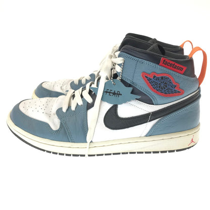 【中古品】【メンズ】 NIKE×FACETASM ナイキ×ファセッタズム AIR JORDAN 1 MID CU2802-100 エア ジョーダン 1 ミッド スニーカー 靴 160-261027-ty-04-tagh サイズ：29cm/US11 カラー：WHITE NAVY 万代Net店
