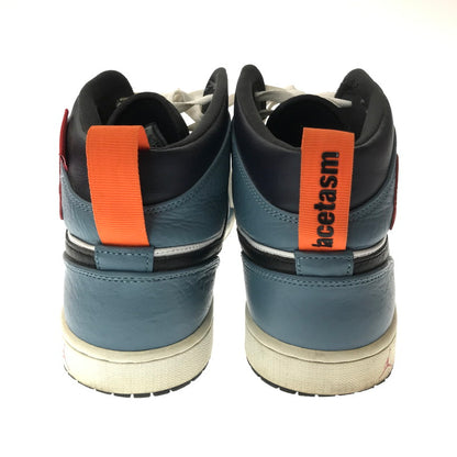 【中古品】【メンズ】 NIKE×FACETASM ナイキ×ファセッタズム AIR JORDAN 1 MID CU2802-100 エア ジョーダン 1 ミッド スニーカー 靴 160-261027-ty-04-tagh サイズ：29cm/US11 カラー：WHITE NAVY 万代Net店