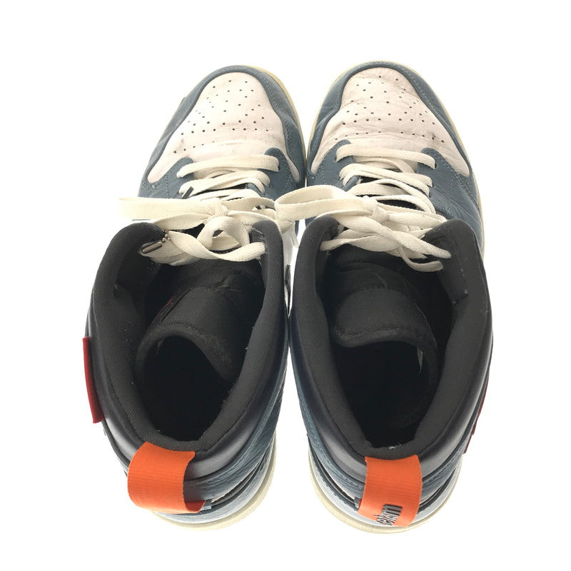 【中古品】【メンズ】 NIKE×FACETASM ナイキ×ファセッタズム AIR JORDAN 1 MID CU2802-100 エア ジョーダン 1 ミッド スニーカー 靴 160-261027-ty-04-tagh サイズ：29cm/US11 カラー：WHITE NAVY 万代Net店