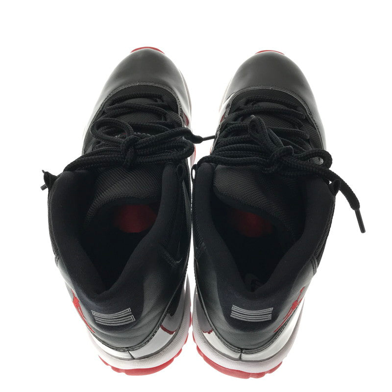 【中古品】【メンズ】 NIKE ナイキ 378037-061 AIR JORDAN 11 RETRO エア ジョーダン 11 レトロ スニーカー 靴 160-261027-ty-07-tagh サイズ：29cm/US11 カラー：BLACK/RED 万代Net店