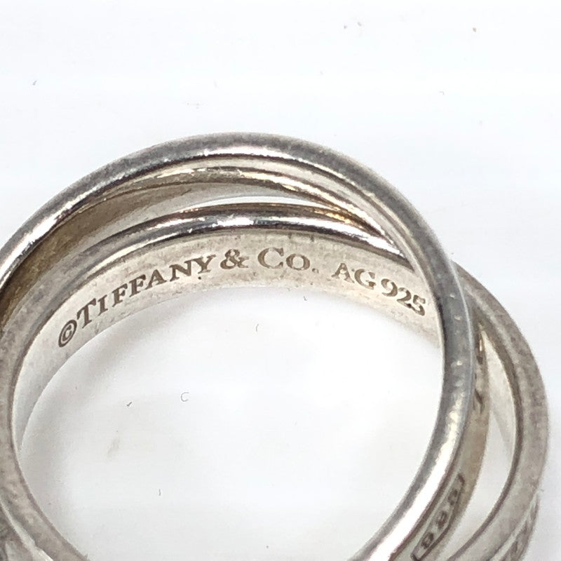 【中古品】【レディース】 TIFFANY&CO. ティファニー SV925 1837 INTERLOCKING CIRCLES RING インターロッキング サークル リング アクセサリー 182-261030-rt-11-tagh カラー：シルバー 万代Net店