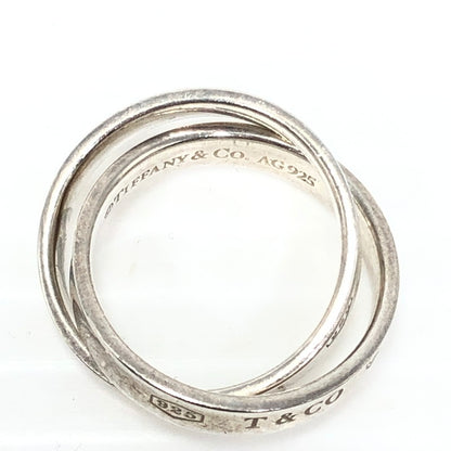 【中古品】【レディース】 TIFFANY&CO. ティファニー SV925 1837 INTERLOCKING CIRCLES RING インターロッキング サークル リング アクセサリー 182-261030-rt-11-tagh カラー：シルバー 万代Net店