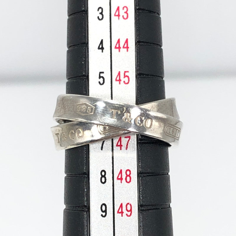 【中古品】【レディース】 TIFFANY&CO. ティファニー SV925 1837 INTERLOCKING CIRCLES RING インターロッキング サークル リング アクセサリー 182-261030-rt-11-tagh カラー：シルバー 万代Net店