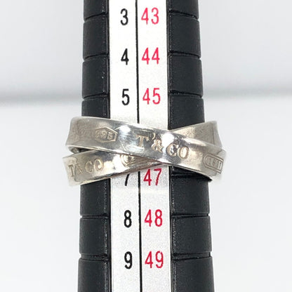 【中古品】【レディース】 TIFFANY&CO. ティファニー SV925 1837 INTERLOCKING CIRCLES RING インターロッキング サークル リング アクセサリー 182-261030-rt-11-tagh カラー：シルバー 万代Net店