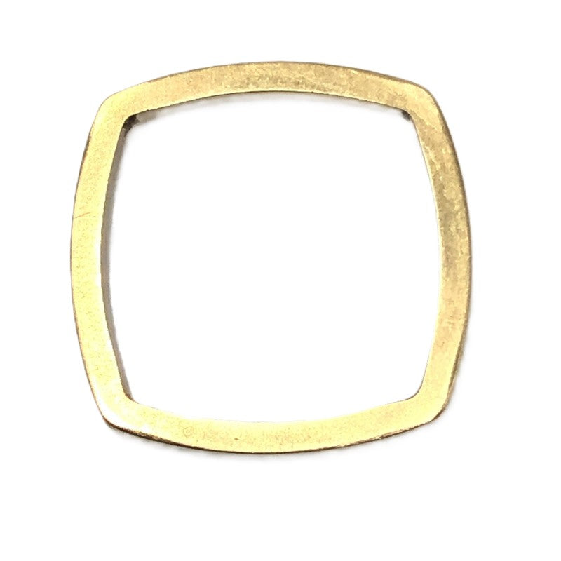 【中古品】【レディース】 TIFFANY&CO. ティファニー K18YG 750 FRANK GEHRY TORQUE NARROW SQUARE RING フランク ゲーリー トルク ナロー スクエア リング 182-261030-rt-12-tagh カラー：ゴールド 万代Net店