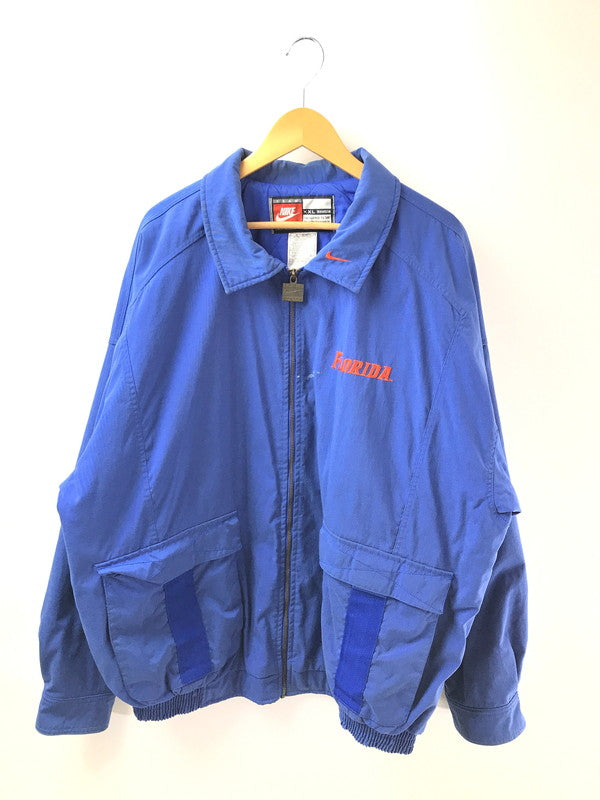 【現状渡し品】【メンズ】 NIKE TEAM ナイキ チーム 00's BIG NYLON PADDING JACKET 2000年代 ビッグ ナイロン 中綿 ジャケット アウター 146-261029-rt-01-tagh サイズ：XXL カラー：ブルー 万代Net店