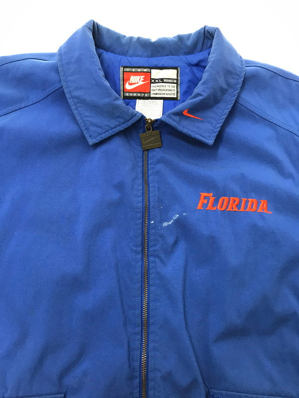 【現状渡し品】【メンズ】 NIKE TEAM ナイキ チーム 00's BIG NYLON PADDING JACKET 2000年代 ビッグ ナイロン 中綿 ジャケット アウター 146-261029-rt-01-tagh サイズ：XXL カラー：ブルー 万代Net店