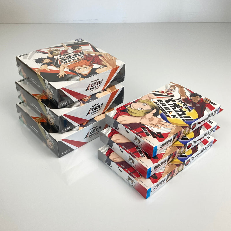 【未使用品】 ハイキュー！！ バボカ！！ BREAK ブースターパック ゴミ捨て場の決戦 スターターデッキ vol.2 音駒高校 トレカ 6個まとめ 080-260611-CN-6-hon 万代Net店