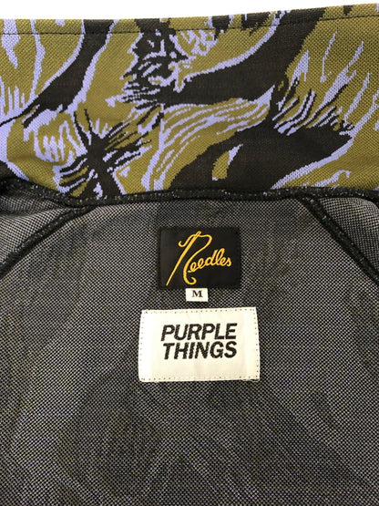 【中古品】【メンズ】 NEEDLES ニードルス × PURPLE THINGS 別注 コラボ パープルシングス 23SS TRACK JACKET BDU-POLY MR395 トラックジャケット ライトアウター ジャージ 140-260615-kk-03-hon サイズ：M カラー：PURPLE 万代Net店