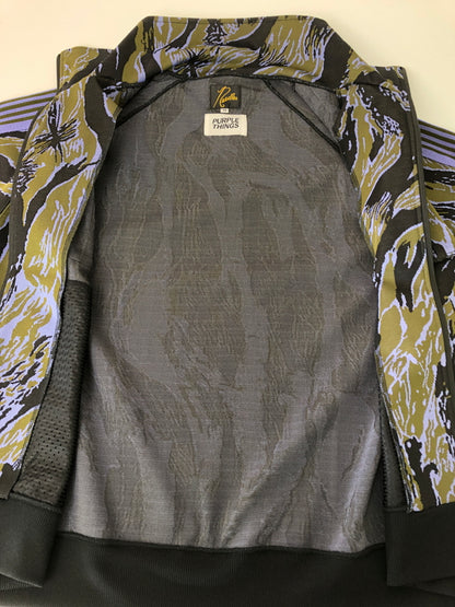【中古品】【メンズ】 NEEDLES ニードルス × PURPLE THINGS 別注 コラボ パープルシングス 23SS TRACK JACKET BDU-POLY MR395 トラックジャケット ライトアウター ジャージ 140-260615-kk-03-hon サイズ：M カラー：PURPLE 万代Net店