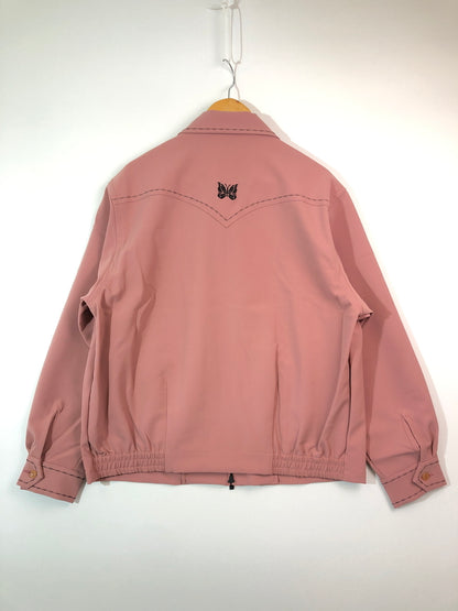 【中古品】【メンズ】 NEEDLES ニードルス 23SS WESTERN SPORTS JACKET MR199 ウエスタンスポーツジャケット ライトアウター ブルゾン 140-260615-kk-04-hon サイズ：M カラー：PINK 万代Net店