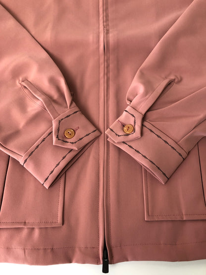 【中古品】【メンズ】 NEEDLES ニードルス 23SS WESTERN SPORTS JACKET MR199 ウエスタンスポーツジャケット ライトアウター ブルゾン 140-260615-kk-04-hon サイズ：M カラー：PINK 万代Net店