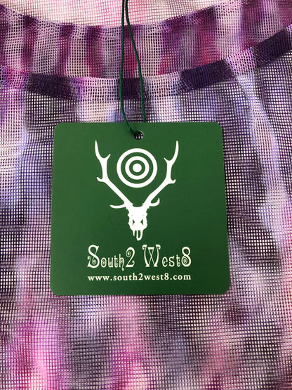 【中古品】【メンズ】 South2 West8 サウスツーウェストエイト 23SS BUSH CREW NECK SHIRT-POLY LIGHTWEIGHT MESH PRINT GL795 ブッシュクルーネックシャツ 長袖 トップス 140-260615-kk-06-hon サイズ：M カラー：TIE-DYE 万代Net店