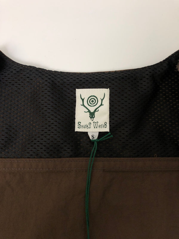 【中古品】【メンズ】 South2 West8 サウスツーウェストエイト 23SS TENKARA JACKET-NYLON OXFORD MR692 テンカラジャケット ナイロンオックスフォード ライトアウター 140-260615-kk-05-hon サイズ：S カラー：BROWN 万代Net店
