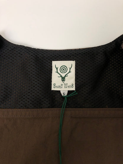 【中古品】【メンズ】 South2 West8 サウスツーウェストエイト 23SS TENKARA JACKET-NYLON OXFORD MR692 テンカラジャケット ナイロンオックスフォード ライトアウター 140-260615-kk-05-hon サイズ：S カラー：BROWN 万代Net店