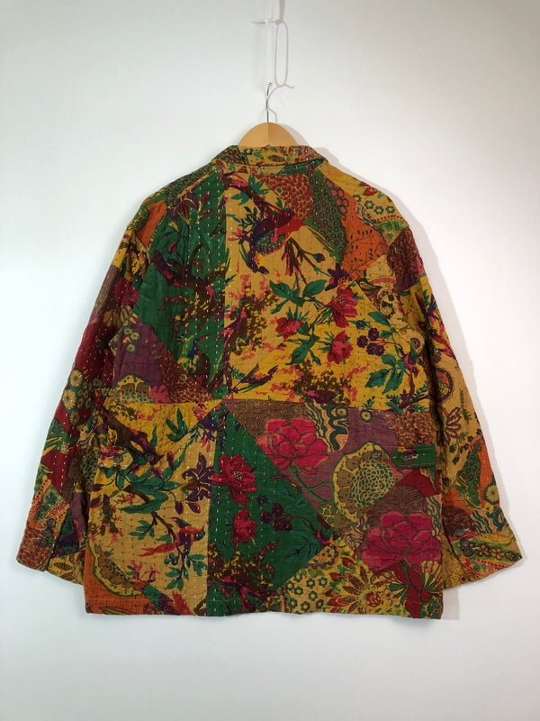 【中古品】【メンズ】 ENGINEERED GARMENTS エンジニアードガーメンツ 23SS LOITER JACKET-TRIANGLE HANDSTITCH ロウタージャケット トライアングル ハンドステッチ ライトアウター 140-260615-kk-02-hon サイズ：S カラー：KHAKI 万代Net店