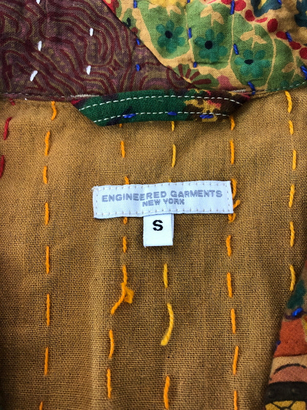 【中古品】【メンズ】 ENGINEERED GARMENTS エンジニアードガーメンツ 23SS LOITER JACKET-TRIANGLE HANDSTITCH ロウタージャケット トライアングル ハンドステッチ ライトアウター 140-260615-kk-02-hon サイズ：S カラー：KHAKI 万代Net店
