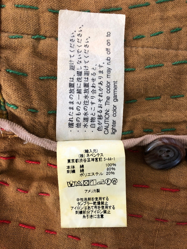 【中古品】【メンズ】 ENGINEERED GARMENTS エンジニアードガーメンツ 23SS LOITER JACKET-TRIANGLE HANDSTITCH ロウタージャケット トライアングル ハンドステッチ ライトアウター 140-260615-kk-02-hon サイズ：S カラー：KHAKI 万代Net店