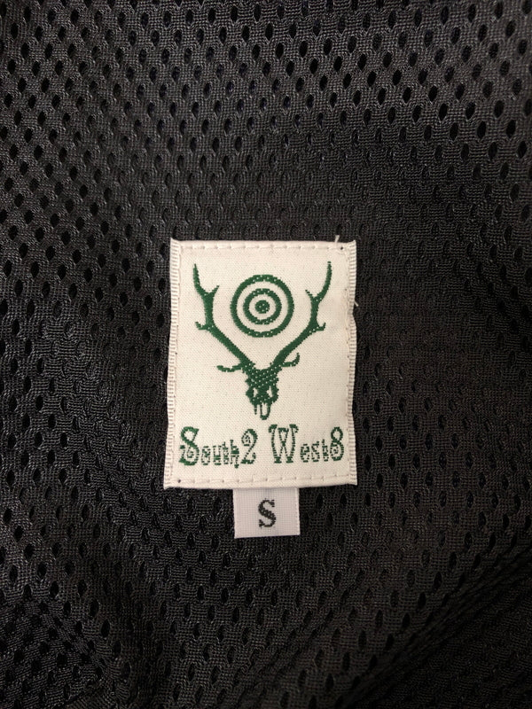 【中古品】【メンズ】 South2 West8 サウスツーウェストエイト 23SS TRAINER PANT‐POLY JQ. SKULL＆TARGET MR814 トレーナーパンツ ボトムス トラックパンツ ジャージ 151-260615-kk-07-hon サイズ：S カラー：GREY 万代Net店