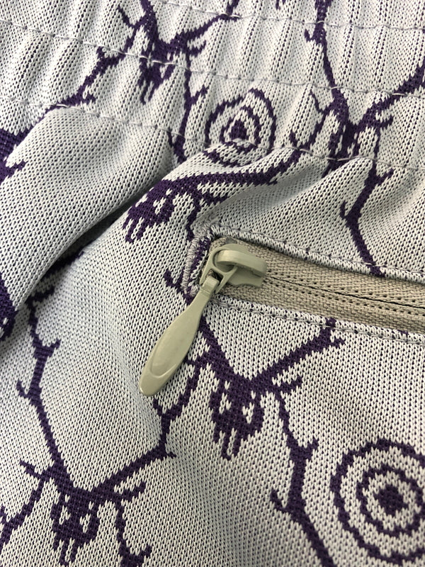 【中古品】【メンズ】 South2 West8 サウスツーウェストエイト 23SS TRAINER PANT‐POLY JQ. SKULL＆TARGET MR814 トレーナーパンツ ボトムス トラックパンツ ジャージ 151-260615-kk-07-hon サイズ：S カラー：GREY 万代Net店