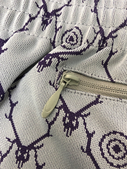 【中古品】【メンズ】 South2 West8 サウスツーウェストエイト 23SS TRAINER PANT‐POLY JQ. SKULL＆TARGET MR814 トレーナーパンツ ボトムス トラックパンツ ジャージ 151-260615-kk-07-hon サイズ：S カラー：GREY 万代Net店
