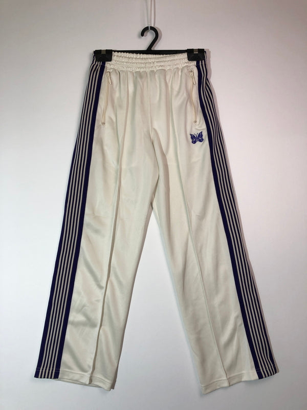 【中古品】【メンズ】 NEEDLES 23SS MR286 TRACK PANTS-POLY SMOOTH MR286 トラックパンツ ボトムス ジャージ 151-260615-kk-10-hon サイズ：S カラー：ICE WHITE 万代Net店