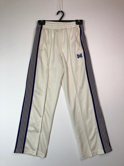 【中古品】【メンズ】 NEEDLES 23SS MR286 TRACK PANTS-POLY SMOOTH MR286 トラックパンツ ボトムス ジャージ 151-260615-kk-10-hon サイズ：S カラー：ICE WHITE 万代Net店