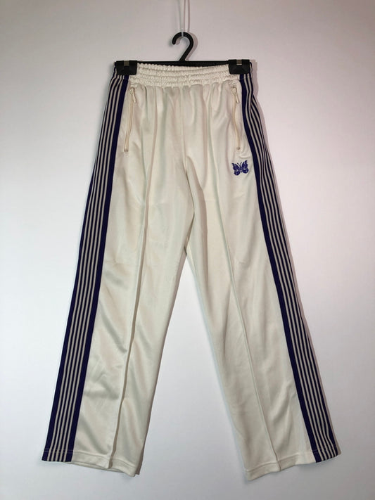【中古品】【メンズ】 NEEDLES 23SS MR286 TRACK PANTS-POLY SMOOTH MR286 トラックパンツ ボトムス ジャージ 151-260615-kk-10-hon サイズ：S カラー：ICE WHITE 万代Net店