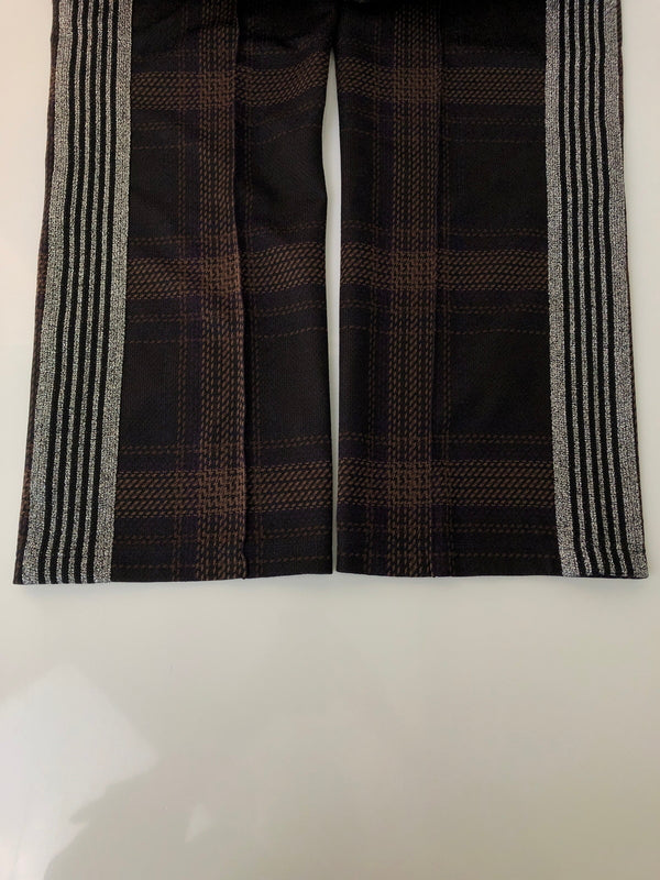 【中古品】【メンズ】 NEEDLES ニードルス 23AW TRACK PANTS-POLY JQ. NS1502 トラックパンツ ボトムス ジャージ 151-260615-kk-09-hon サイズ：S カラー：BROWN 万代Net店